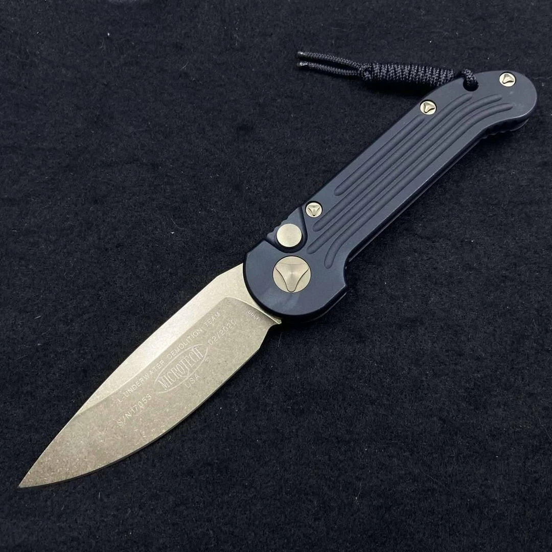 Microtech LUDT Auto Knife Black (3.4" Bronze) 135-13 All Knife Brands
