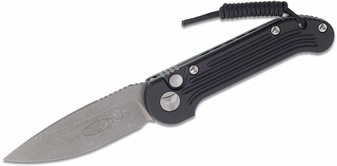 All Knife Brands Microtech LUDT Auto Knife Black (Apocalyptic) 135-10A
