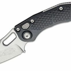 All Knife Brands Microtech Stitch 169-10 Auto Folding Knife 3.625" Stonewashed Blade
