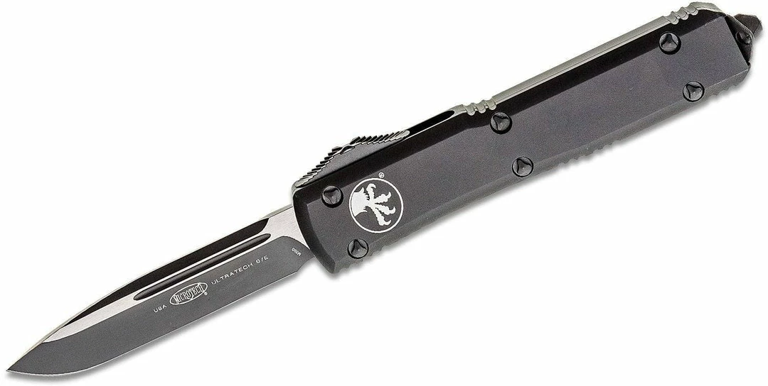All Knife Brands Microtech Ultratech 121-1T S/E Black Auto OTF Knife