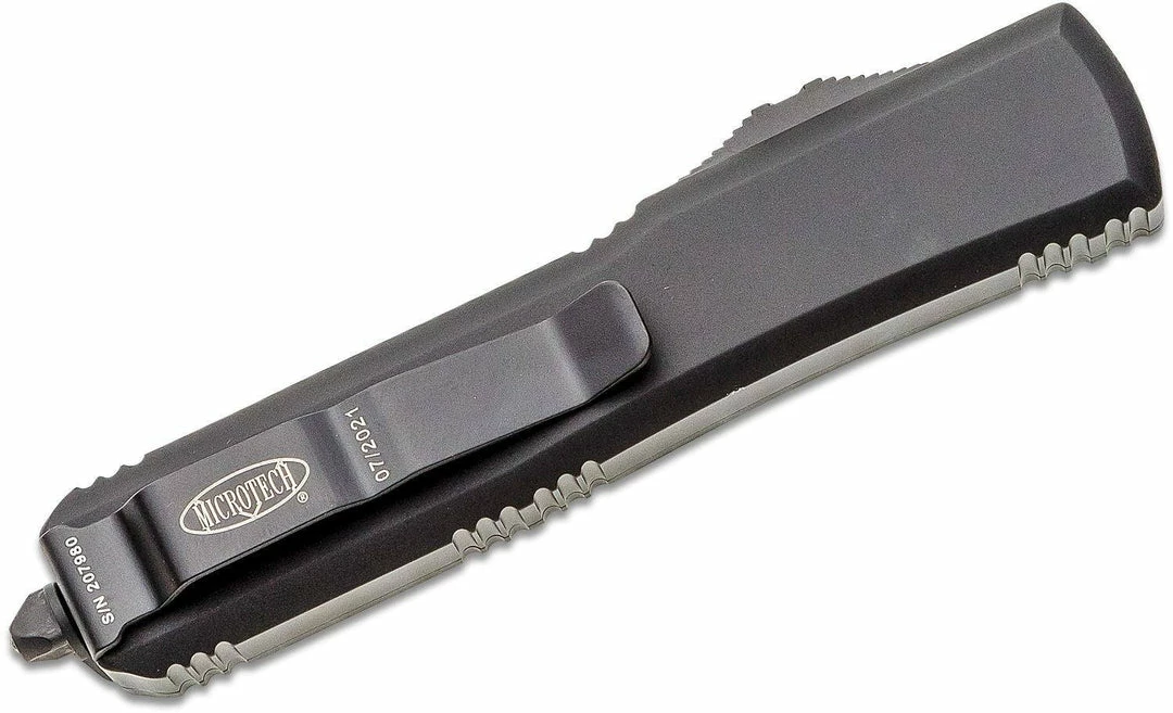 All Knife Brands Microtech Ultratech 121-1T S/E Black Auto OTF Knife