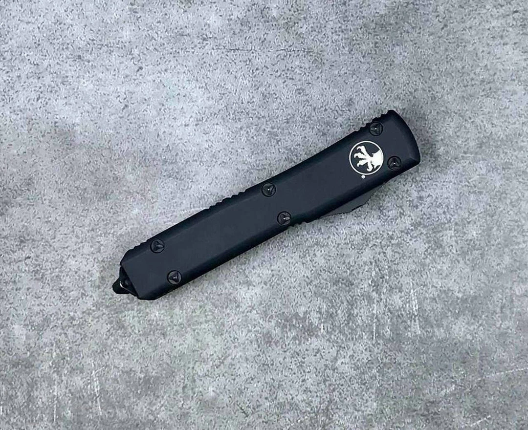 All Knife Brands Microtech Ultratech 121-1T S/E Black Auto OTF Knife