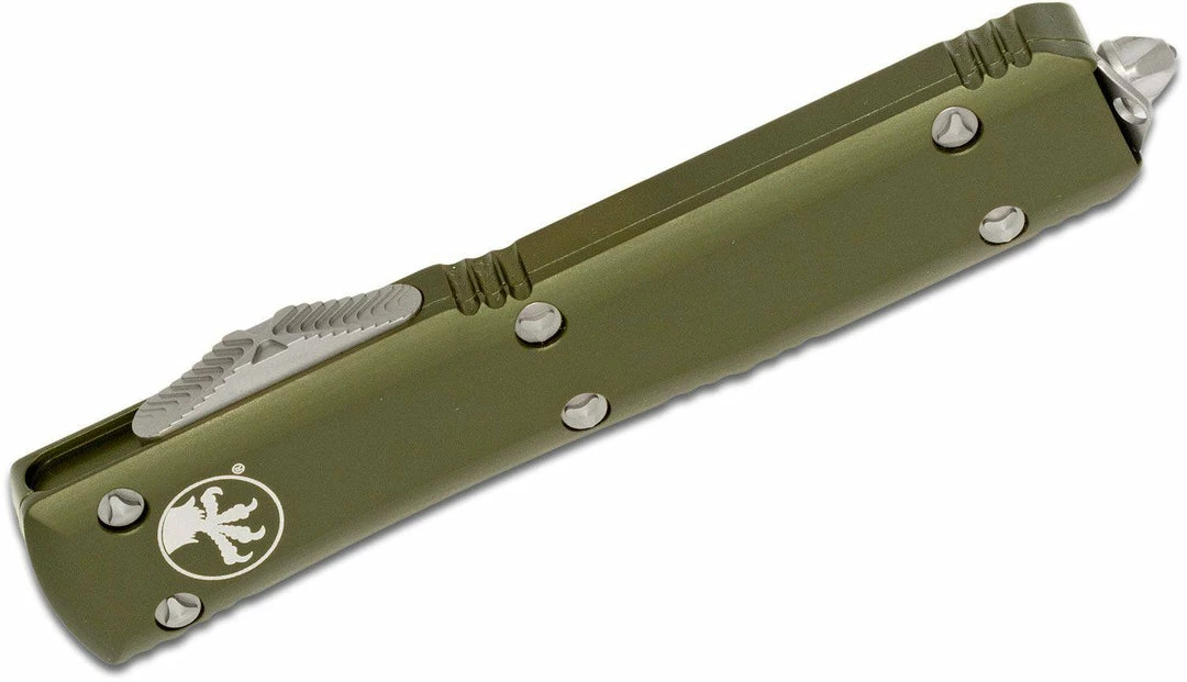 All Knife Brands Microtech Ultratech 122-4OD Auto OTF Knife 3.46" Satin D/E OD Handles