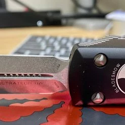 Microtech Ultratech D/E Blade Show 2021 Stonewash Knife 122-10BS21