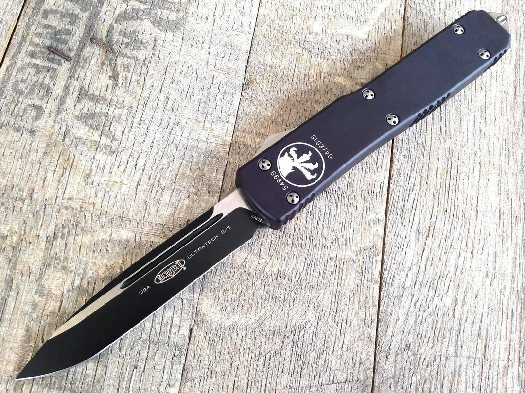 All Knife Brands Microtech Ultratech S/E OTF Auto Knife (3.4" Black) 121-1