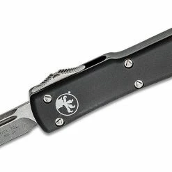 Microtech UTX-70 Mini AUTO OTF Knife 1.9" S/E Stonewashed, Black