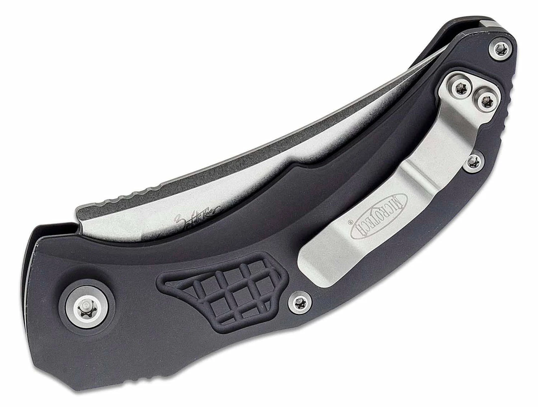 Microtech/Bastinelli Creations 268A-10 Brachial Auto Folding Knife 3.5" Stonewashed All Knife Brands