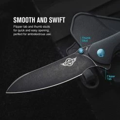 OLIGHT OKNIFE Drever N690 Tactical EDC Folding Pocket Knife - G10