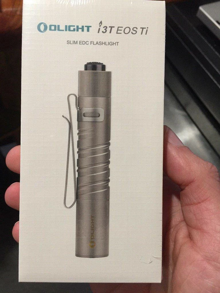 Limited Edition Knives Olight I3T EOS Ti Flashlight (Limited Edition)