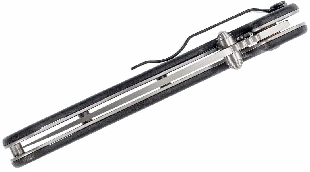 Ontario RAT 2 Folding Knife 3.0" Satin Plain Blade, Black Nylon Handles - 8860