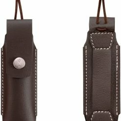 Opinel No.8 Carbon Knife With Sheath, Wooden Slide Gift Box (France)