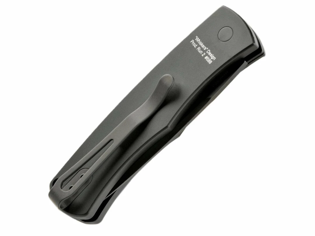 PROTECH KNIVES All Knife Brands Pro-Tech Magic BR-1 "Whiskers" Auto Knife BR-1.7 (3.125" Black)