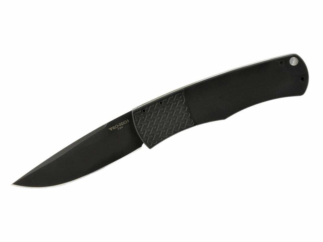 PROTECH KNIVES All Knife Brands Pro-Tech Magic BR-1 "Whiskers" Auto Knife BR-1.7 (3.125" Black)