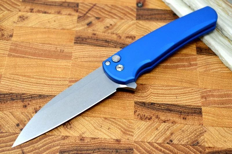 PROTECH KNIVES Pro-Tech Malibu Reverse Tanto Button Lock Flipper 5201 All Knife Brands