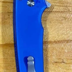 PROTECH KNIVES Pro-Tech Malibu Wharncliffe Plunge Lock Flipper Knife Blue (3.3
