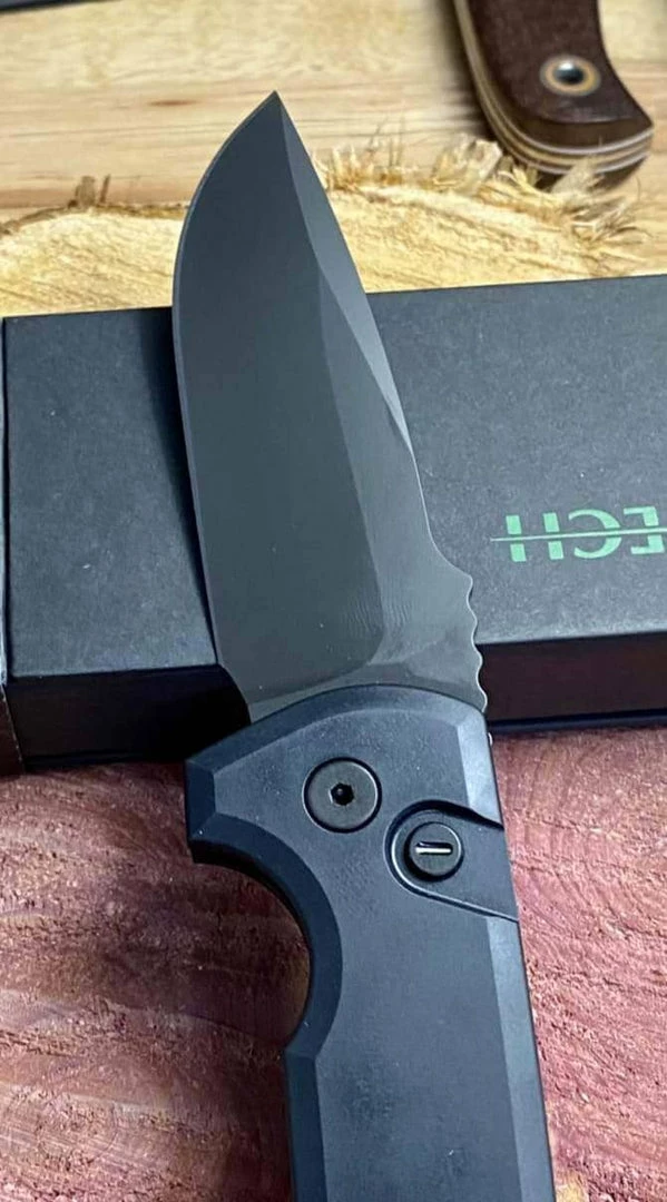 PROTECH KNIVES Pro-Tech Rockeye Operator Knife S35VN Tritium Button LG303-Operator All Knife Brands