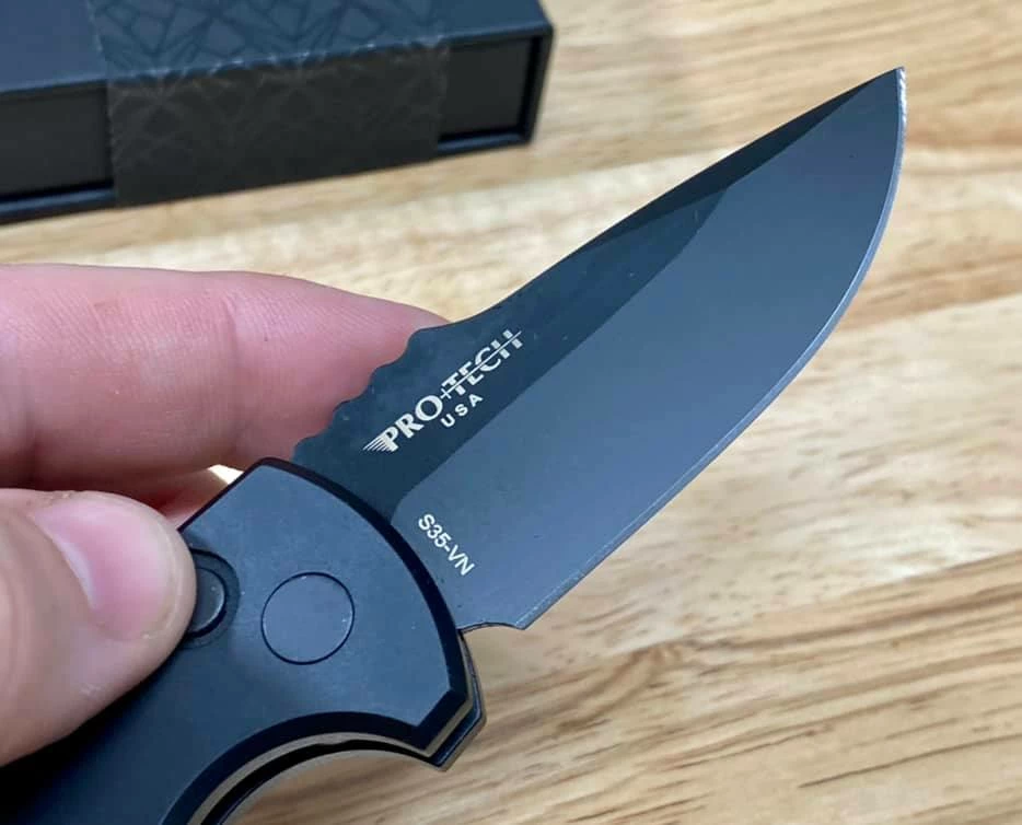 PROTECH KNIVES Protech LG403-LH Les George SBR Left Handed Auto Folding Knife 2.5" S35VN