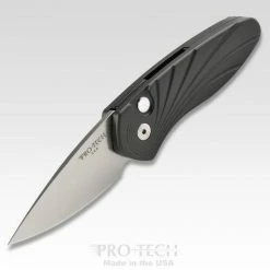 PROTECH KNIVES ProTech Sprint Black Auto Knife 3D Wave (1.95" Stonewash) 2936 All Knife Brands