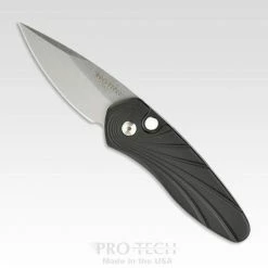 PROTECH KNIVES ProTech Sprint Black Auto Knife 3D Wave (1.95