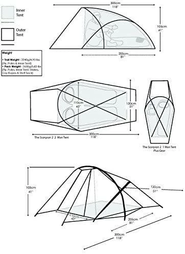 Tents & Shelters Snugpak Scorpion 2-Person Tent