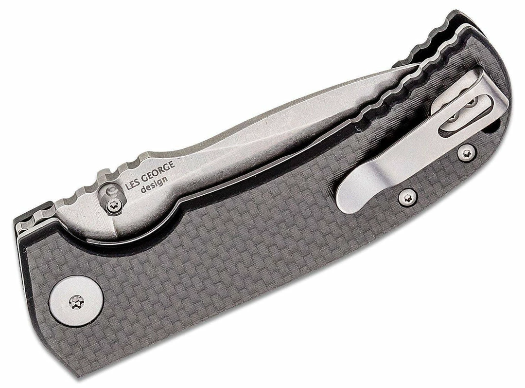 SPARTAN BLADES Spartan Field Grade Les George Astor SFBL8CF Folding Knife 3.625" CTS-XHP