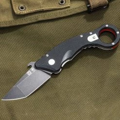 SPARTAN BLADES Spartan Ronin Shoto SFBL9BK Folding Karambit 3.25