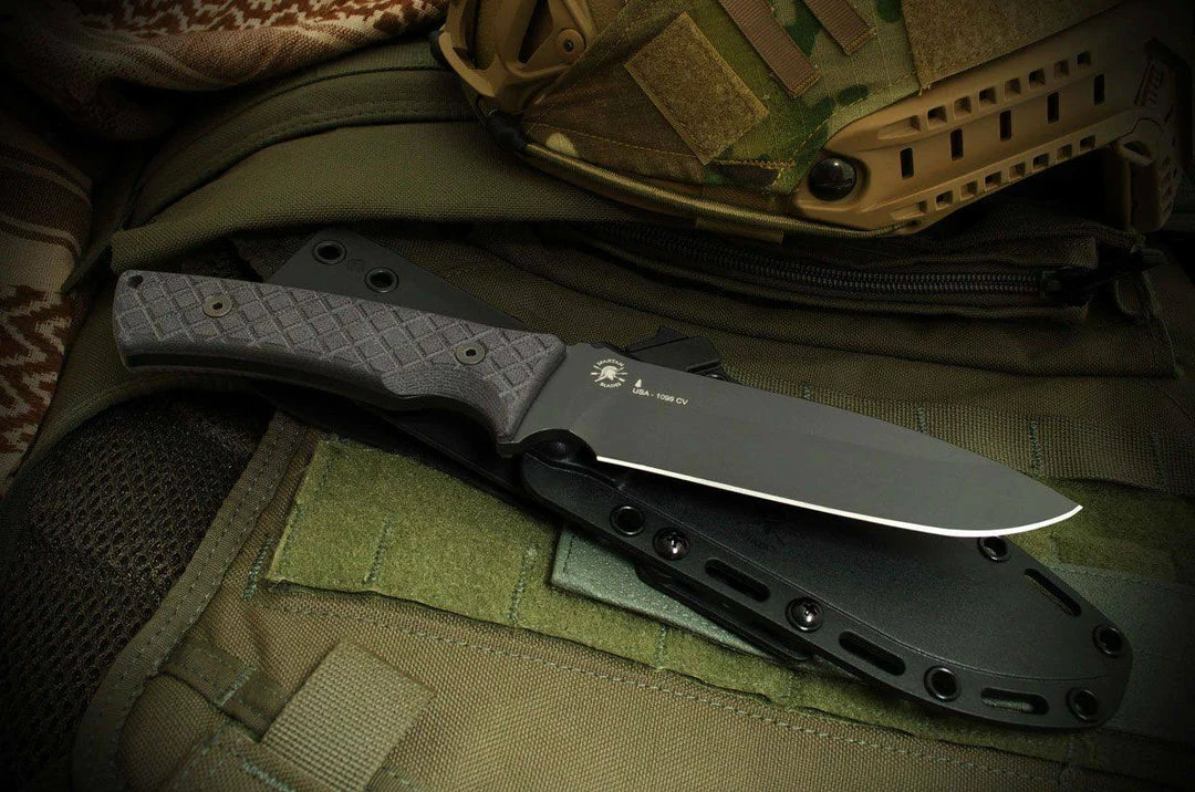 SPARTAN BLADES Spartan SBSL003BKBK Pro Grade Damysus Fixed Blade Knife 5.5"