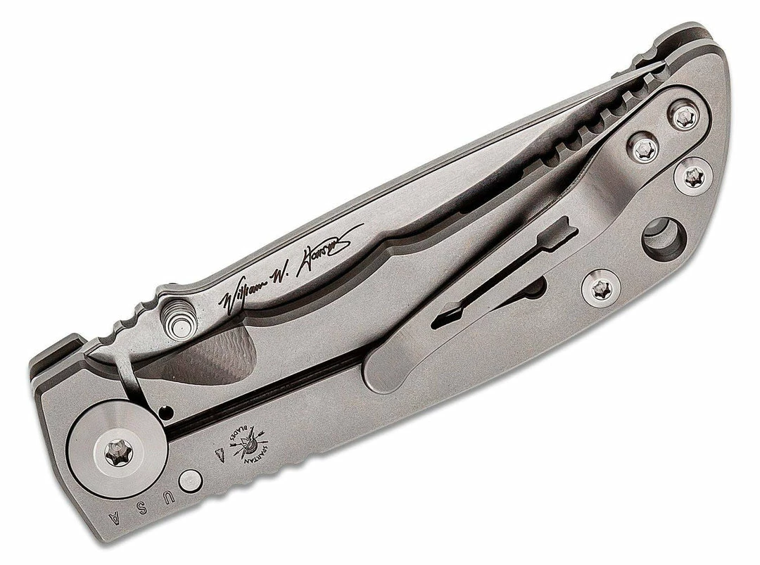 SPARTAN BLADES Spartan SHF Harsey SF10SW Folding Knife 3.25" S45VN Titanium Handles