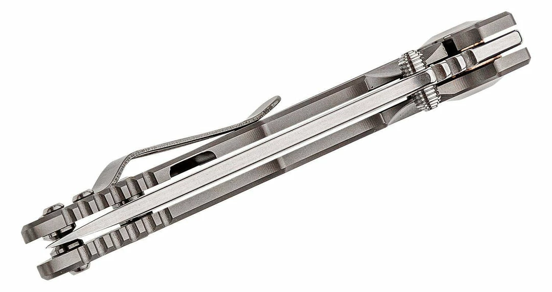 SPARTAN BLADES Spartan SHF Harsey SF10SW Folding Knife 3.25" S45VN Titanium Handles