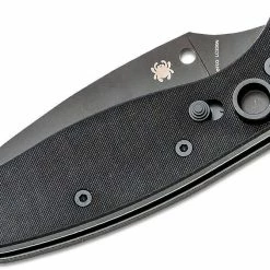 Spyderco Knives Spyderco Autonomy 2 C165GPBBK2 Auto Folding Knife LC200N Black DLC Blade