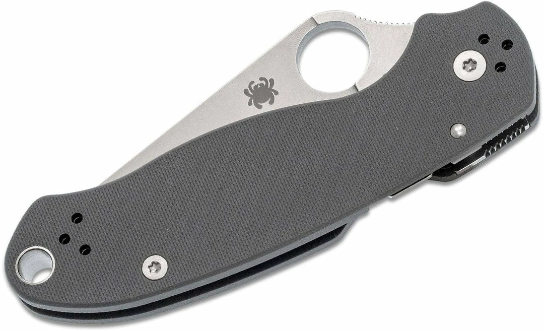 Spyderco Knives Spyderco C223GPDGY Para 3 Maxamet Knife (USA)