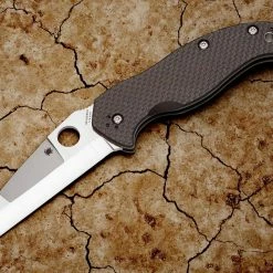 Spyderco C248CFP Kelly McCann Canis Folding Knife 3.36