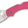 Spyderco Dragonfly 2 Pink Heals Lightweight Knife Pink (2.3" Satin)