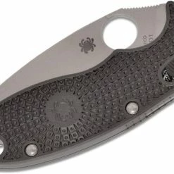 Spyderco Manix 2 Knife Plain Blade Black Handles Spyderco Knives
