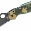 Spyderco Knives Spyderco Para 3 Knife 3" CPM-S45VN Black Plain Blade, Digital Camo G10 Handles