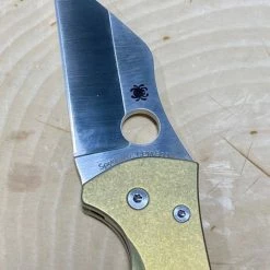 Spyderco Knives Spyderco Yojimbo 2 Custom Folding Knife 3.2" S30V Titanium Handles