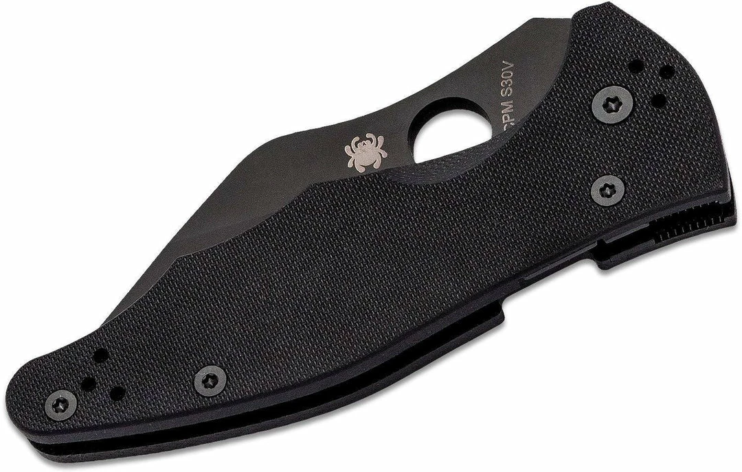 Spyderco Yojimbo 2 Folding Knife 3.2" Black DLC - C85GPBBK2 Spyderco Knives