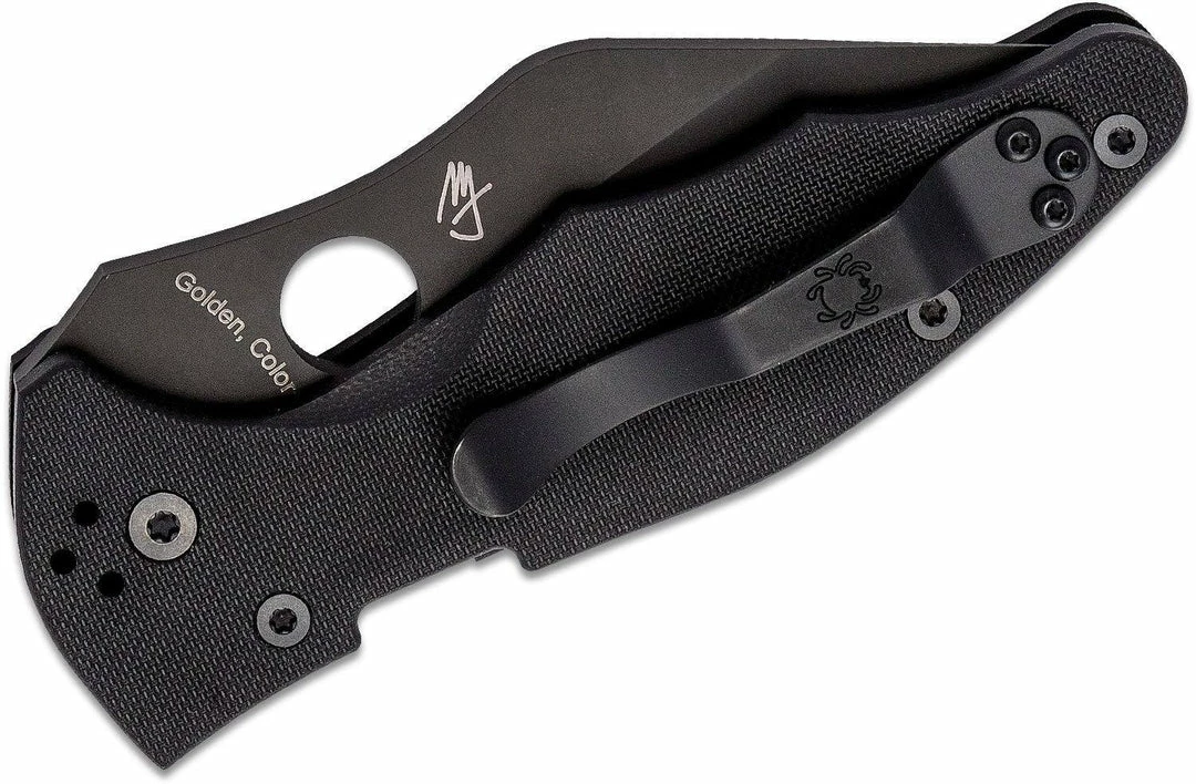 Spyderco Yojimbo 2 Folding Knife 3.2" Black DLC - C85GPBBK2 Spyderco Knives