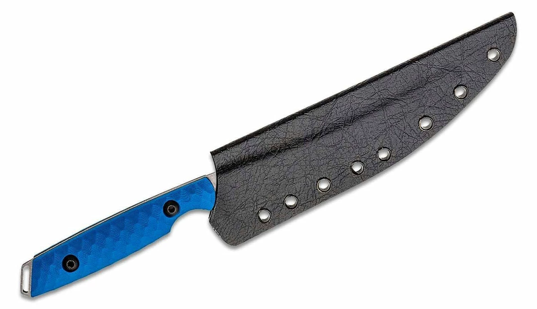 TOOR KNIVES Toor Avalon Fillet Knife 6" CPM-154 Stonewashed Fillet, Leviathan Blue G10 Handles