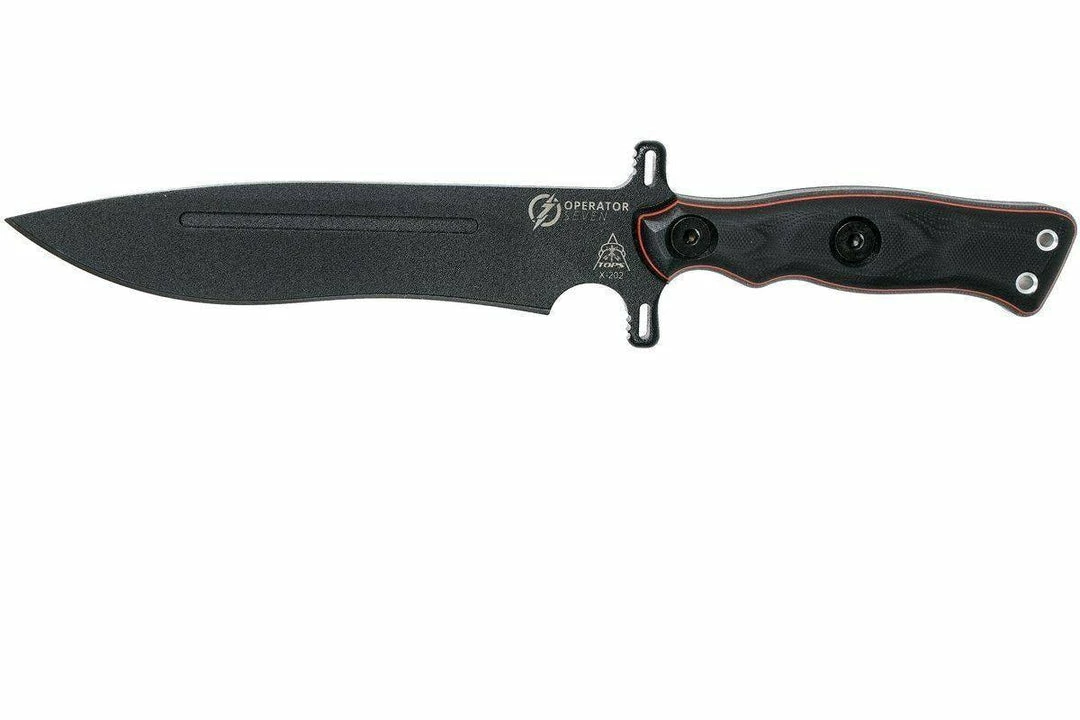 TOPS KNIVES TOPS OP7-02 Operator 7 Blackout Edition Knife All Knife Brands