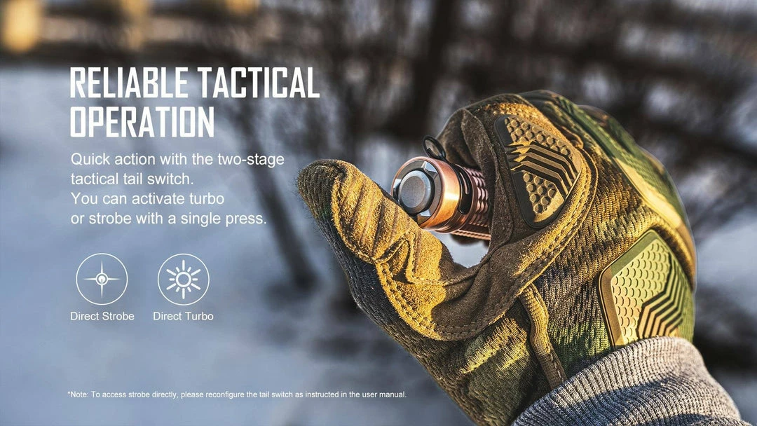 OLIGHT Warrior Mini 2 Copper Limited Ed EDC Tactical Light (1750 Lumens) Limited Edition Knives