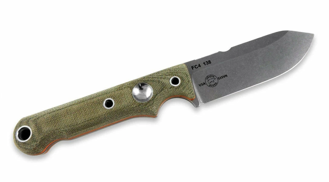 WHITE RIVER KNIVES All Knife Brands White River WRFC4 Firecraft 4 Fixed Blade (USA)