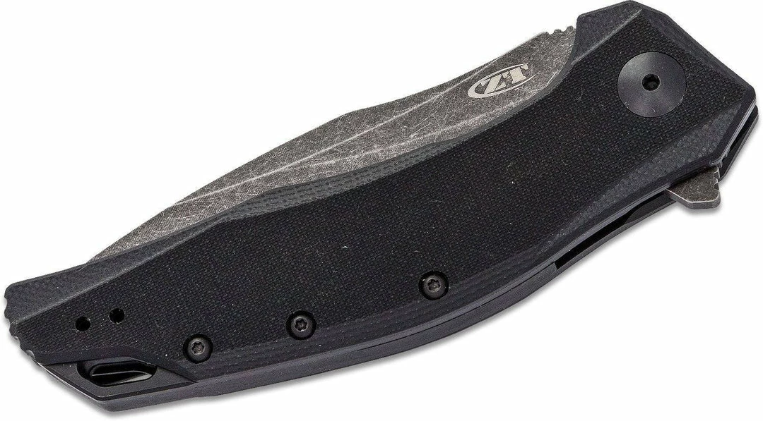 Zero Tolerance 0357BW Flipper Knife 3.25" BlackWashed