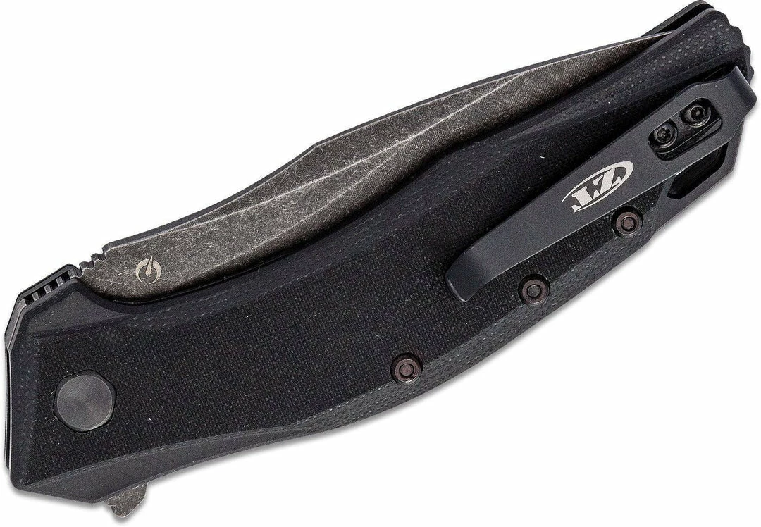 Zero Tolerance 0357BW Flipper Knife 3.25" BlackWashed