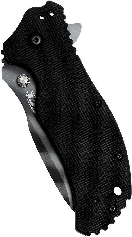 ZERO TOLERANCE ZT 0350TS Assisted 3-1/4" S30V Combo Tiger Stripe Blade